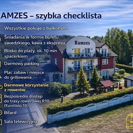 Ramzes -pokoje Z Balkonami, Parking Gratis ,rowery ,dobry Dojazd Do Plazy I Centrum فندق مبيت وإفطار