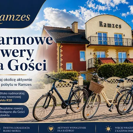 Ramzes -pokoje Z Balkonami, Parking Gratis ,rowery ,dobry Dojazd Do Plazy I Centrum فندق مبيت وإفطار أوستكا
